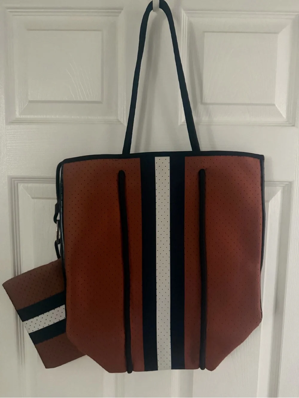 The Classy Cloth Large Tote with Mini Cosmetic Bag-Be ready for football season
